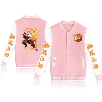 Anime Demon Slayer Kyojuro Rengoku Baseball Unifor