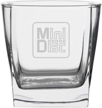 Zestaw 2 szklanek do Whisky, grawer MiniDisc MD mini disc