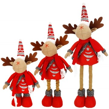 ПУСТАЯ ПУСТАЯ КРАСИВАЯ БОЛЬШАЯ ФИГУРКА ТЕЛЕСКОПИЧЕСКИХ НОГ ДЛЯ РОЖДЕСТВЕНСКОГО ПОДАРКА 65см.