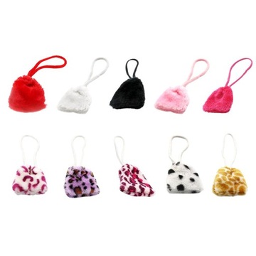 Плюшевая сумка для куклы 18 дюймов, светло-фиолетовая