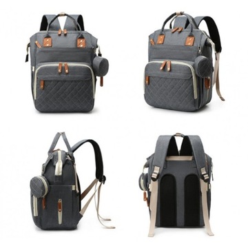 Сумка-органайзер для мамы и папы в коляску, серый