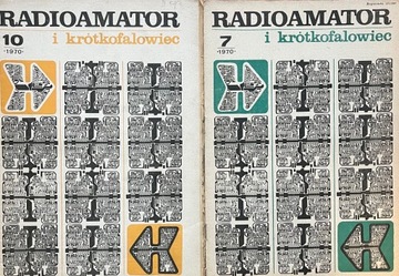 RADIOAMATOR I KRÓTKOFALOWIEC 2x - 7/70, 10/70