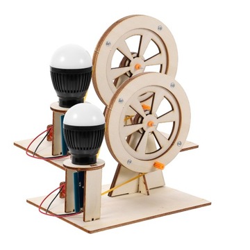 EKSPERYMENTOWA ZABAWKA EDUKACYJNA GENERATOR RĘCZNY