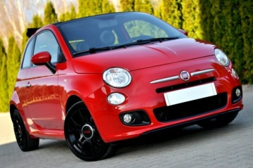 Fiat 500 II CC Seria 1 0.9 TwinAir 85KM 2015 Fiat 500 900 85KM TwinAir Cabrio Klima Pdc, zdjęcie 32