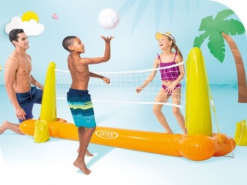 Плавающий волейбольный мяч для бассейна + мяч Intex 56508
