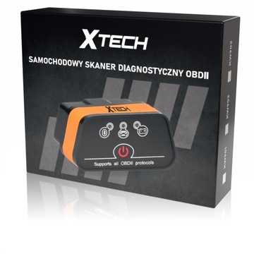 INTERFEJS DIAGNOSTYCZNY OBD2 BLUETOOTH TESTER ANDROID iOS WINDOWS