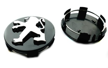 PEUGEOT DEKIELKI KAPSLE ZAŚLEPKI ALUFELG 60mm/56mm