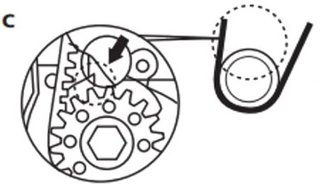ЗАМОК ШЕСТЕРНИ РАСПРЕДВАЛА VW AUDI SKODA 1.9 2.0 TDI