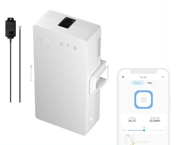 Sonoff TH Origin + THS01 termostat,wilgotność wifi