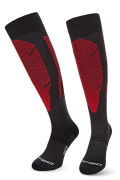 SPAIO SKARPETY KOMPRESJA COOLMAX BLACK/RED 41-43