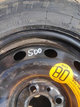 FIAT 500 KOLO DOJEZDOVÉ 4X98 R14 135/80