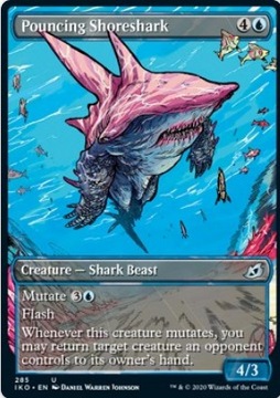 MTG Pouncing Shoreshark uncommon XIKO