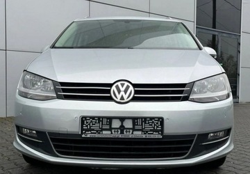 Volkswagen Sharan II Van Facelifting 2.0 TDI SCR 150KM 2017 Volkswagen Sharan 7 miejsc Automat Parktronic Alcantara Tempomat Grza, zdjęcie 2