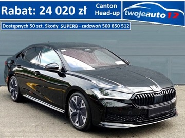 Skoda Superb IV Liftback 2.0 TSI 204KM 2025 Skoda Superb Sportline Limuzyna 2.0 TSI 204 KM, GOTÓWKA, LEASING, NAJEM