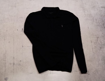 ALLSAINTS _ KOSZULKA POLO Z DŁUGIM _ LONGSLEEVE _ M _ MEN _ 100% BAWEŁNA