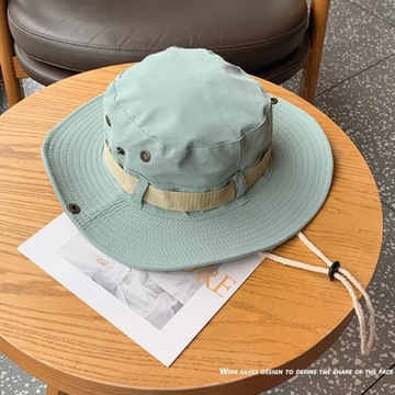 Kapelusze przeciwsłoneczne dla mężczyzn Czapka wędkarska z szerokim rondem