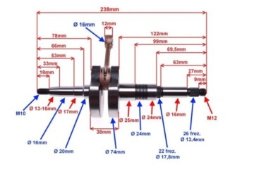 APRILIA SR50 DITECH SUZUKI KATANA LC MORINI WAŁ
