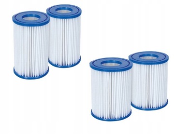 Filtry 4x Filtr do Pompy Basen Typ I Bestway 58093