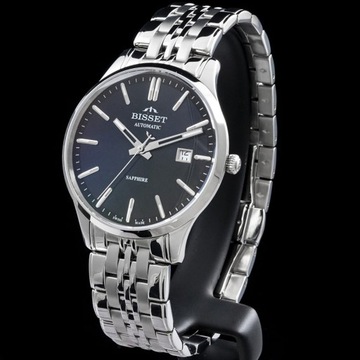 Zegarek męski BISSET Classic Automatic BSMF37TISX03BX [+GRAWER]