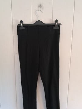 H&M czarne spodnie legginsy elastyczne S