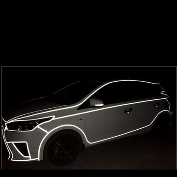 ЛЕНТА СВЕТООТРАЖАЮЩАЯ, САМОКЛЕЯЩАЯСЯ, ПРЕДУПРЕЖДАЮЩАЯ ДЛЯ ВЕЛОСИПЕДА, СКУТЕРА, КРАСНАЯ, 8М