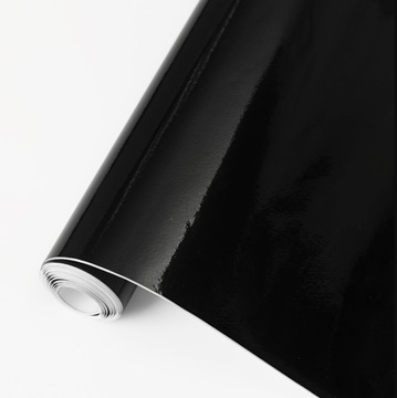 FOLIA OKLEINA SAMOCHODOWA CZARNY POŁYSK BLACK PIANO 152X50 CM MOCNA GRUBA