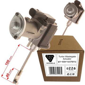 Sterownik nastawnik turbiny VW / SKODA / AUDI /SEAT - 1.2 TSI - [100 mm]