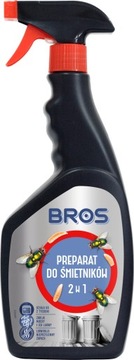 BROS Płyn spray Preparat do śmietników 2w1 500ml