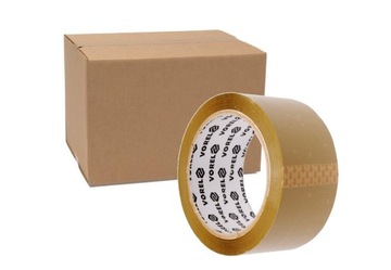 36x TAŚMA PAKOWA PP KLEJĄCA 48MM X 66M VOREL 75302