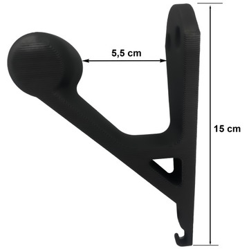 Универсальная вешалка для мотоциклетного или велосипедного шлема.