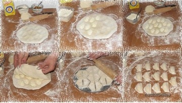 МАШИНА ДЛЯ ПЕЛЬЦЕВ USZEK PIEROGI 14шт. ДАВЛИТЕЛЬ ДЛЯ ТЕСТА PIEROŻNICA #28