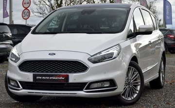Ford S-Max II Van 2.0 EcoBlue 150KM 2019 Ford S-Max Vignale FUL LED skora grzane fotele el.klapa navi. Idealny 2.0