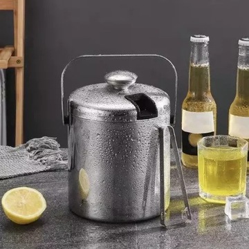 Ведро для льда с щипцами и ложкой Рухи