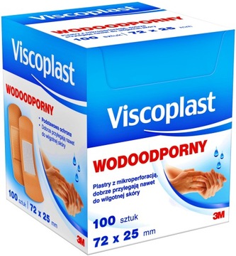 VISCOPLAST WODOODPORNY 72*25mm100szt