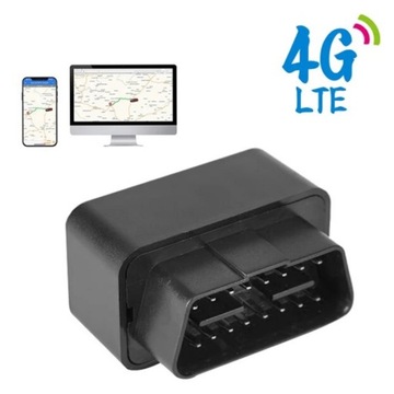 MINI LOKALIZATOR NADAJNIK PODSŁUCH DO GNIAZDA OBD W AUCIE 4G GPS GSM 12-24V