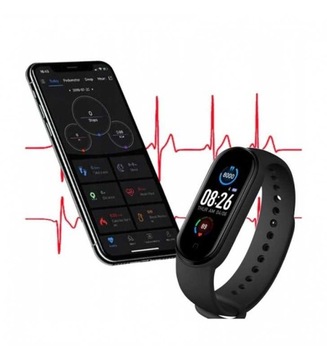 SMARTBAND OPASKA PULSOMETR SMARTWATCH + PASEK