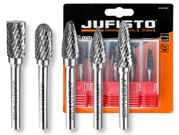 FREZY TRZPIENIOWE 5SZT DO METALU JUFISTO ZESTAW