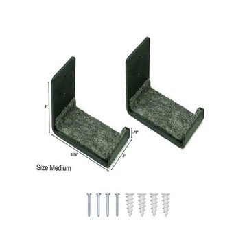 Настенная вешалка для сноуборда, аксессуары для держателей вейкбордов, 3,75-дюймовая стена для доски для серфинга