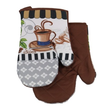 Rękawica kuchenna z magnesem COFFEE II filiżanka 2 szt ochronna żaroodporna