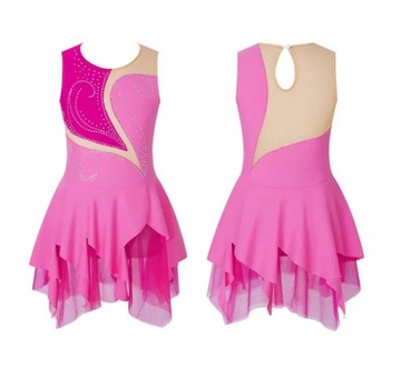 STRÓJ DO GIMNASTYKI BALET BODY SUKIENKA DO TAŃCA 146 152 NR 1133