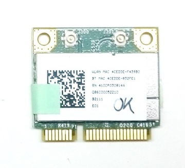 Karta WiFi b/g/n + BT ACER DELL TOSHIBA FUJITSU