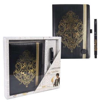 ZESTAW PREZENTOWY PAMIĘTNIK NOTES + DŁUGOPIS HARRY POTTER HOGWARTS PREZENT