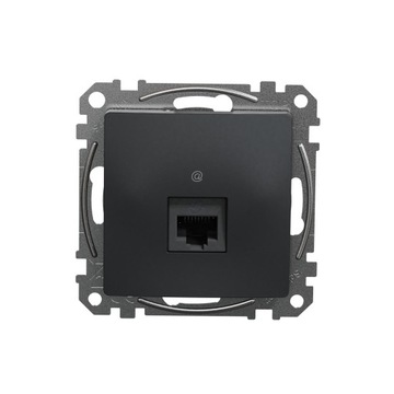 Sedna Design Gniazdo komputerowe RJ45 czarne