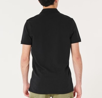 Hollister koszulka polo męska rozmiar M czarna