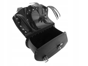 SAKWY BOCZNE CZARNE 9L CHOPPER KLASYK KLASYK