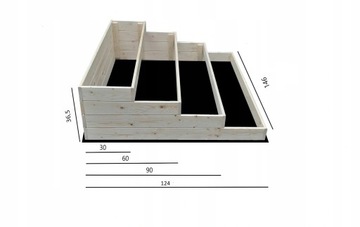 Огород многоэтажный, ящик, 146х124х36,5.
