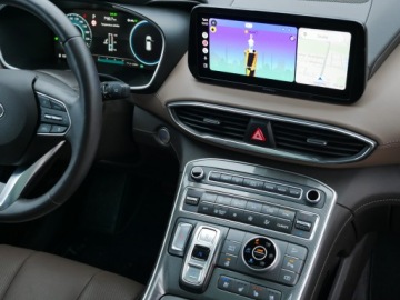 Hyundai Santa Fe IV SUV HEV 1.6 T-GDI HEV 230KM 2021 Hyundai Santa Fe 230ps 4WD Full Wentyle Panorama 360 Hak HUD Krell ACC Blis, zdjęcie 20