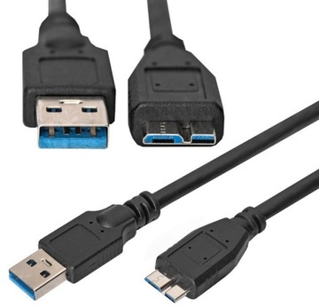 KABEL PRZEWÓD USB 3.0 MICRO USB-B DO DYSKU 3m