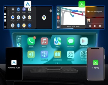 РАДИО МУЛЬТИМЕДИЙНАЯ СТАНЦИЯ ВИДЕОРЕГИСТРАТОР CARPLAY ANDROID 13 DVR 4/64 ГБ