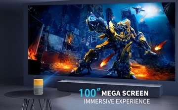 Przenośna obsługa projektora 1080P Home HD